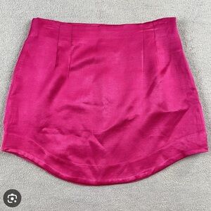 Zara Hot Pink Mini Skirt